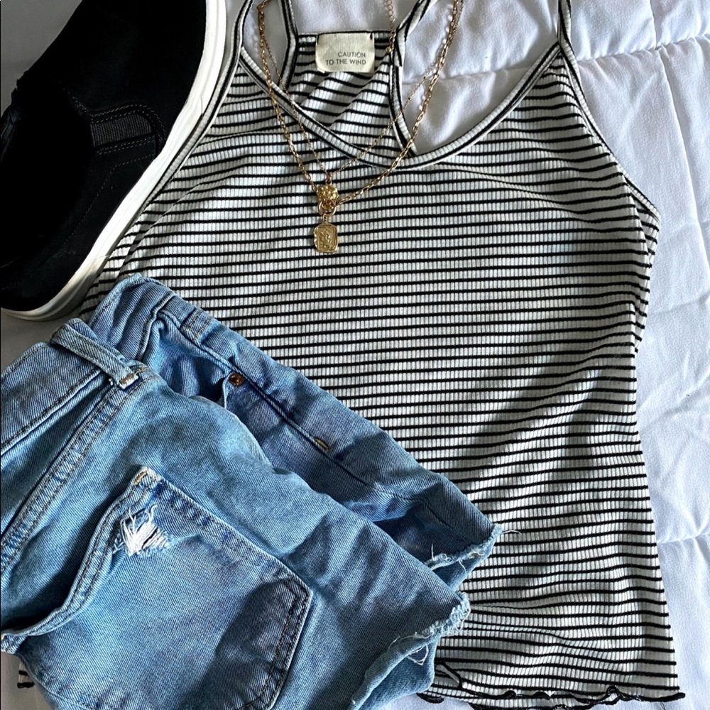 Striped summer tank
